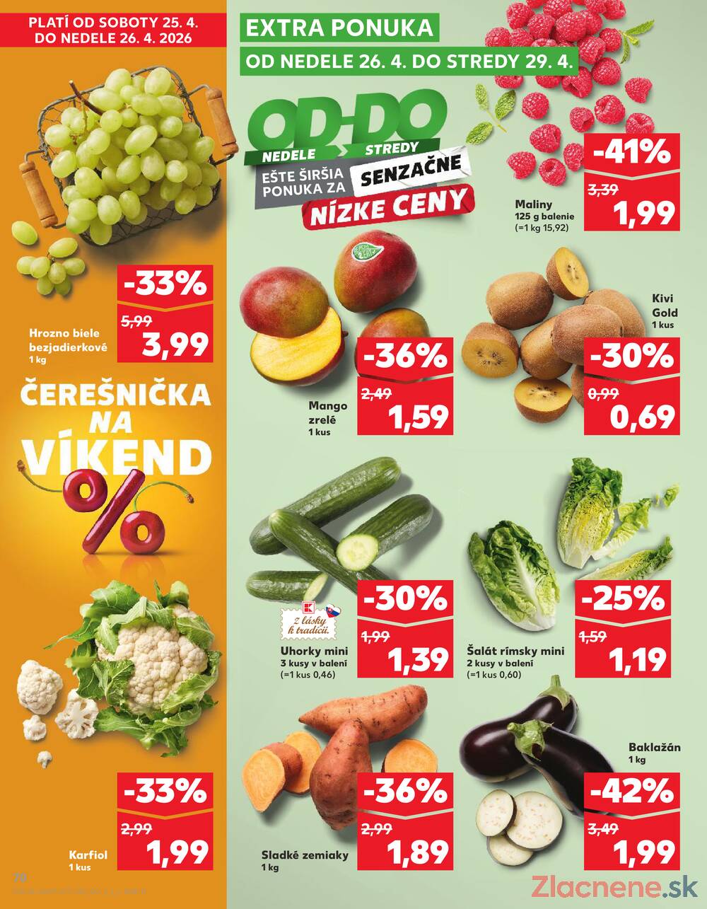 Kaufland 23.4. - 29.4. - Kaufland Šamorín-Mliečno - Krajinská cesta