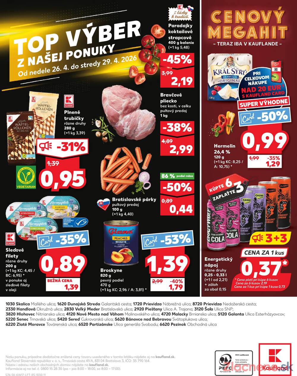 Leták Kaufland - Kaufland 23.4. - 29.4. - Kaufland Skalica - Mallého - strana 76