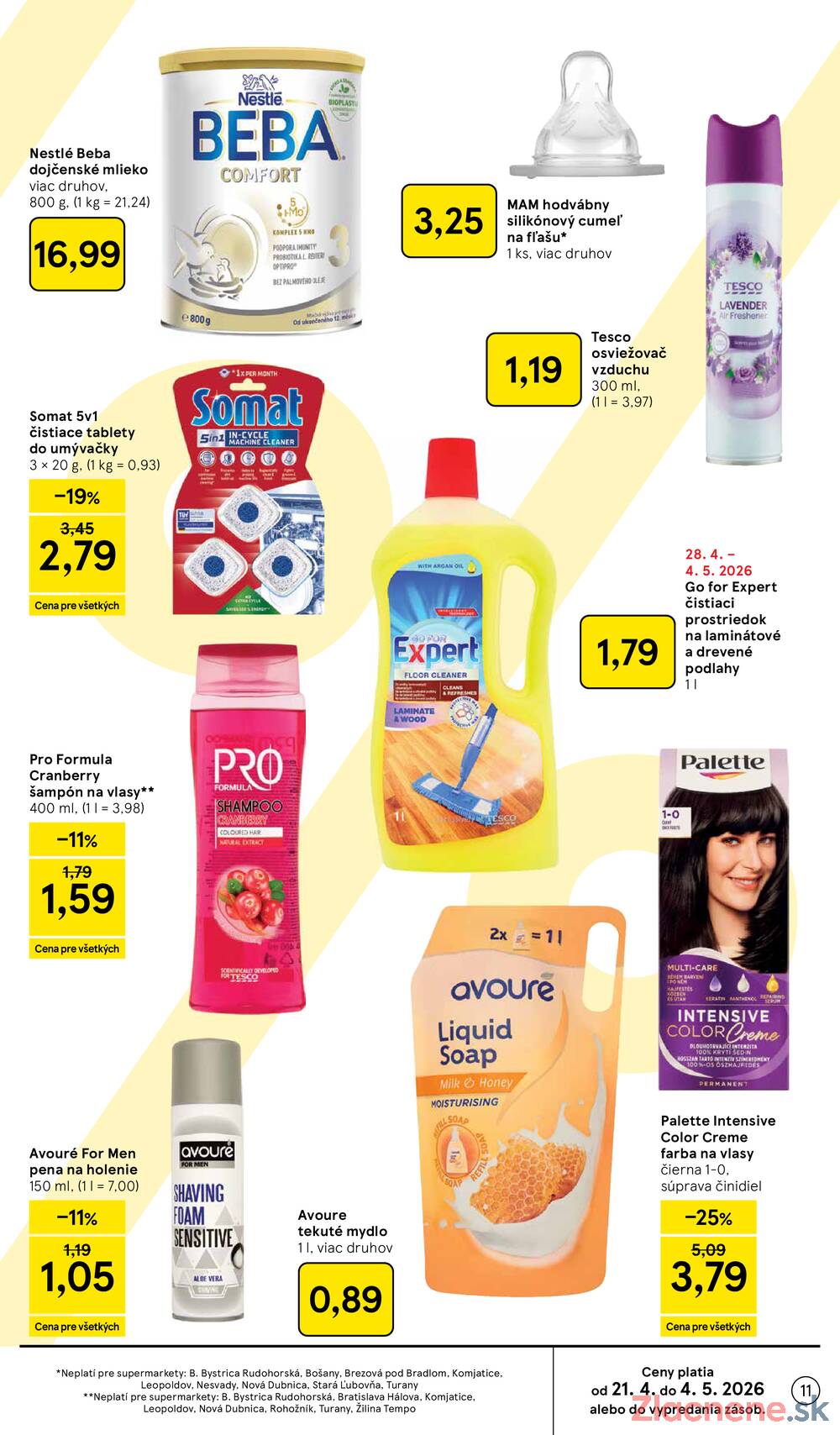 Leták Tesco - Tesco supermarkety od 29.4. do 5.5.2026 - strana 11