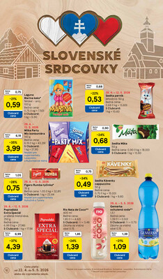 Tesco supermarkety od 29.4. do 5.5.2026