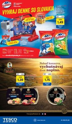 Tesco supermarkety od 29.4. do 5.5.2026