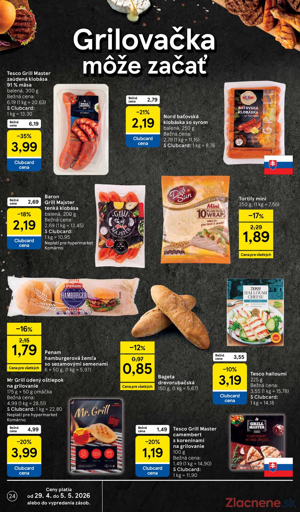 Leták Tesco - Tesco malé hypermarkety 29.4. - 5.5. - strana 24
