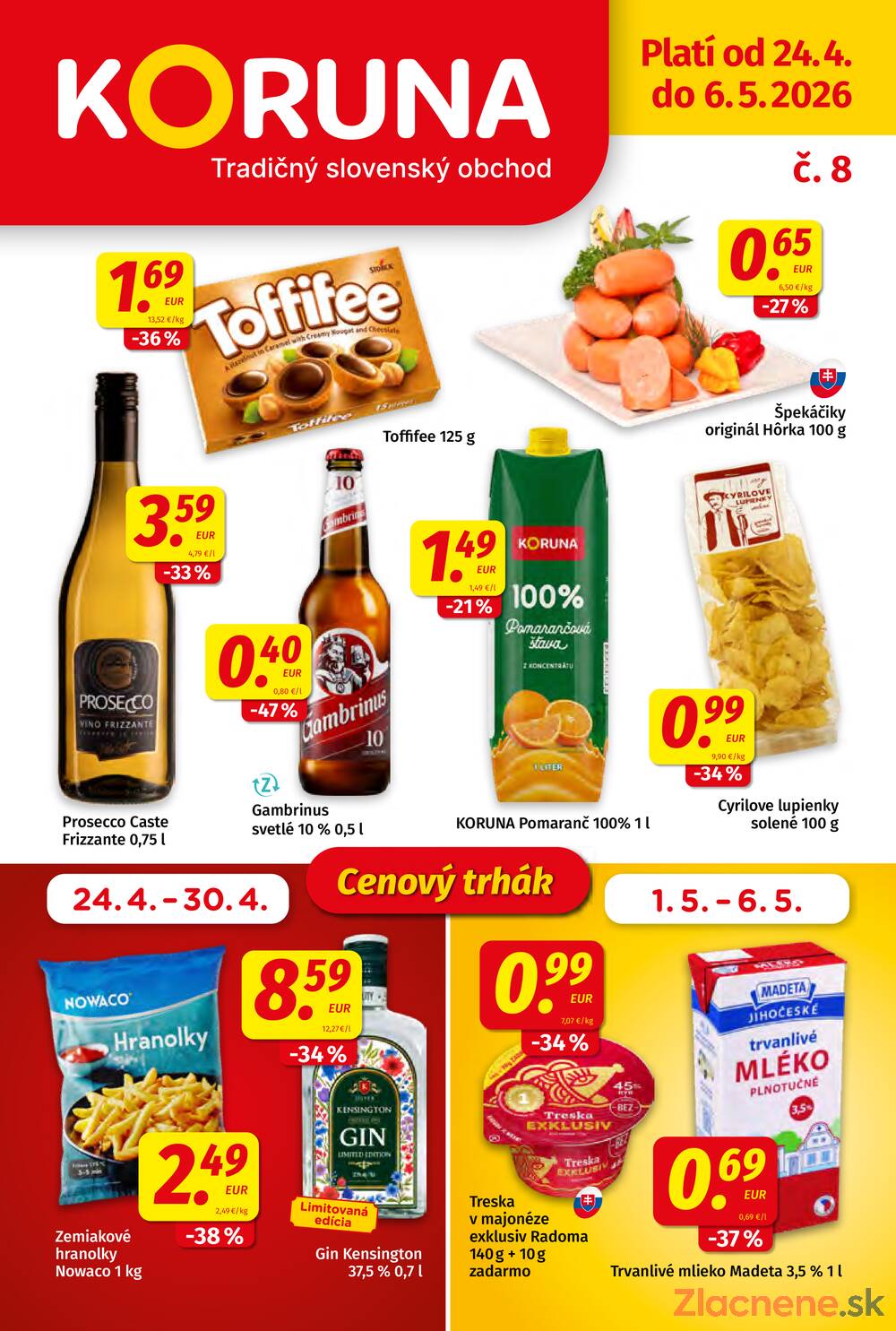 Leták KORUNA - KORUNA do 6.5. - strana 1