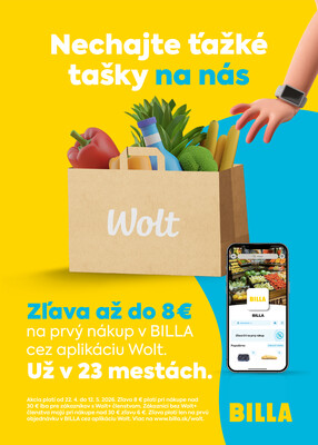 BILLA od 29.4. do 5.5.2026
