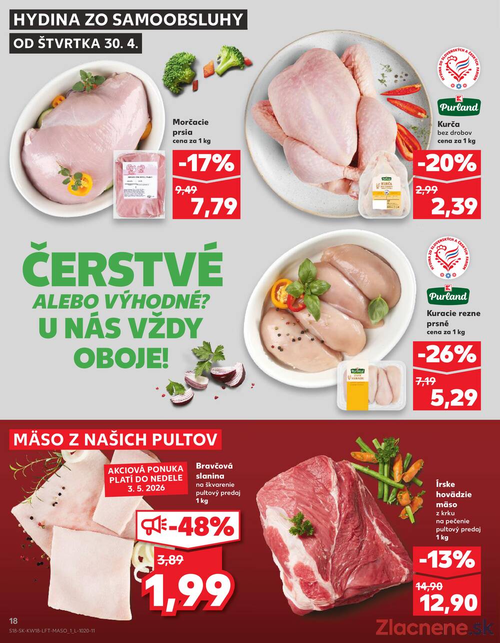 Leták Kaufland - Kaufland 30.4. - 6.5. - Kaufland Tvrdošín - strana 18