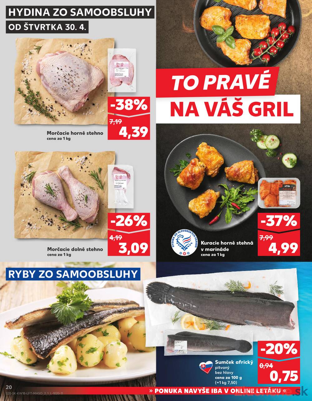 Leták Kaufland - Kaufland 30.4. - 6.5. - Kaufland Spišská Nová Ves - strana 20
