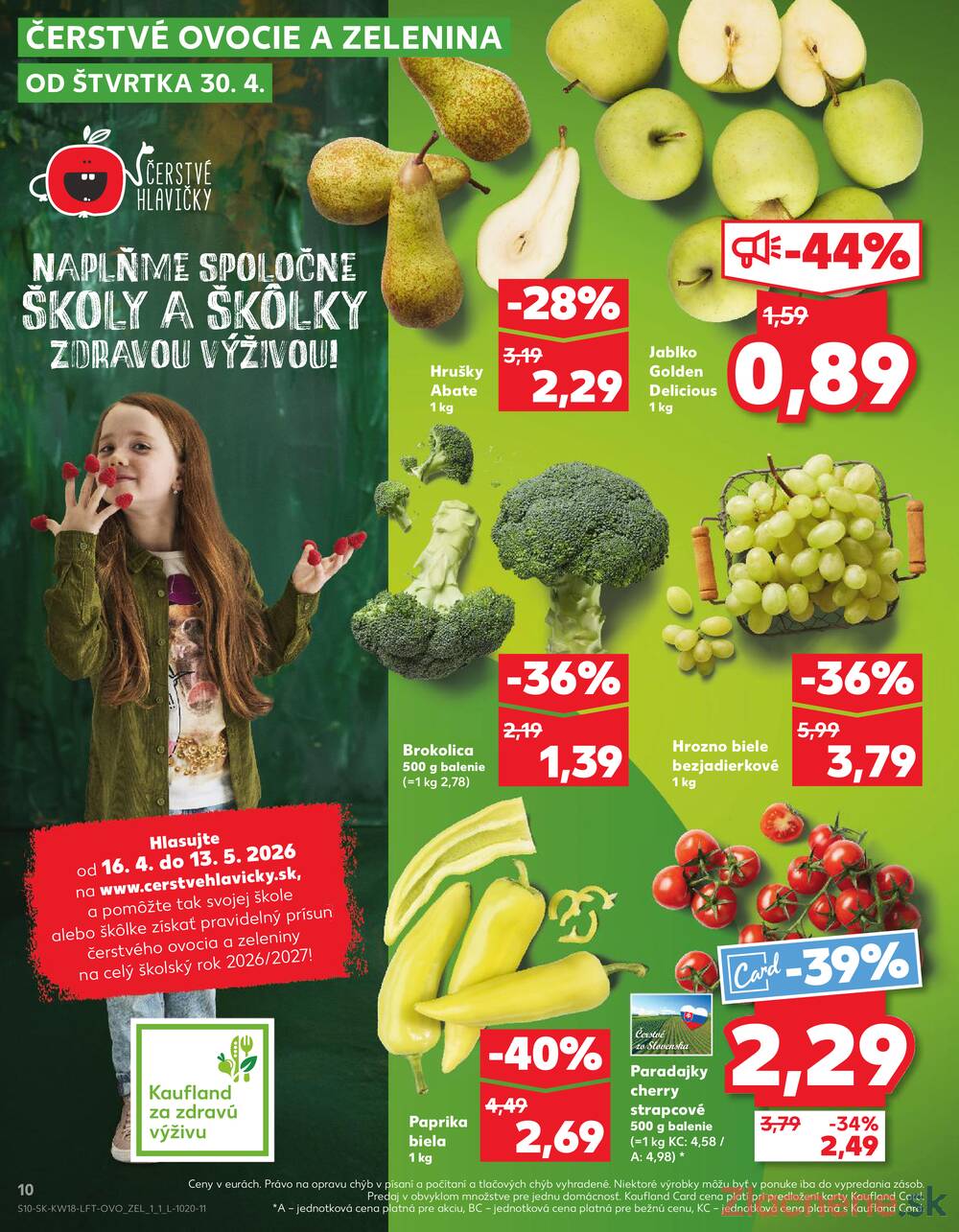Leták Kaufland - Kaufland 30.4. - 6.5. - Kaufland Trebišov - strana 10