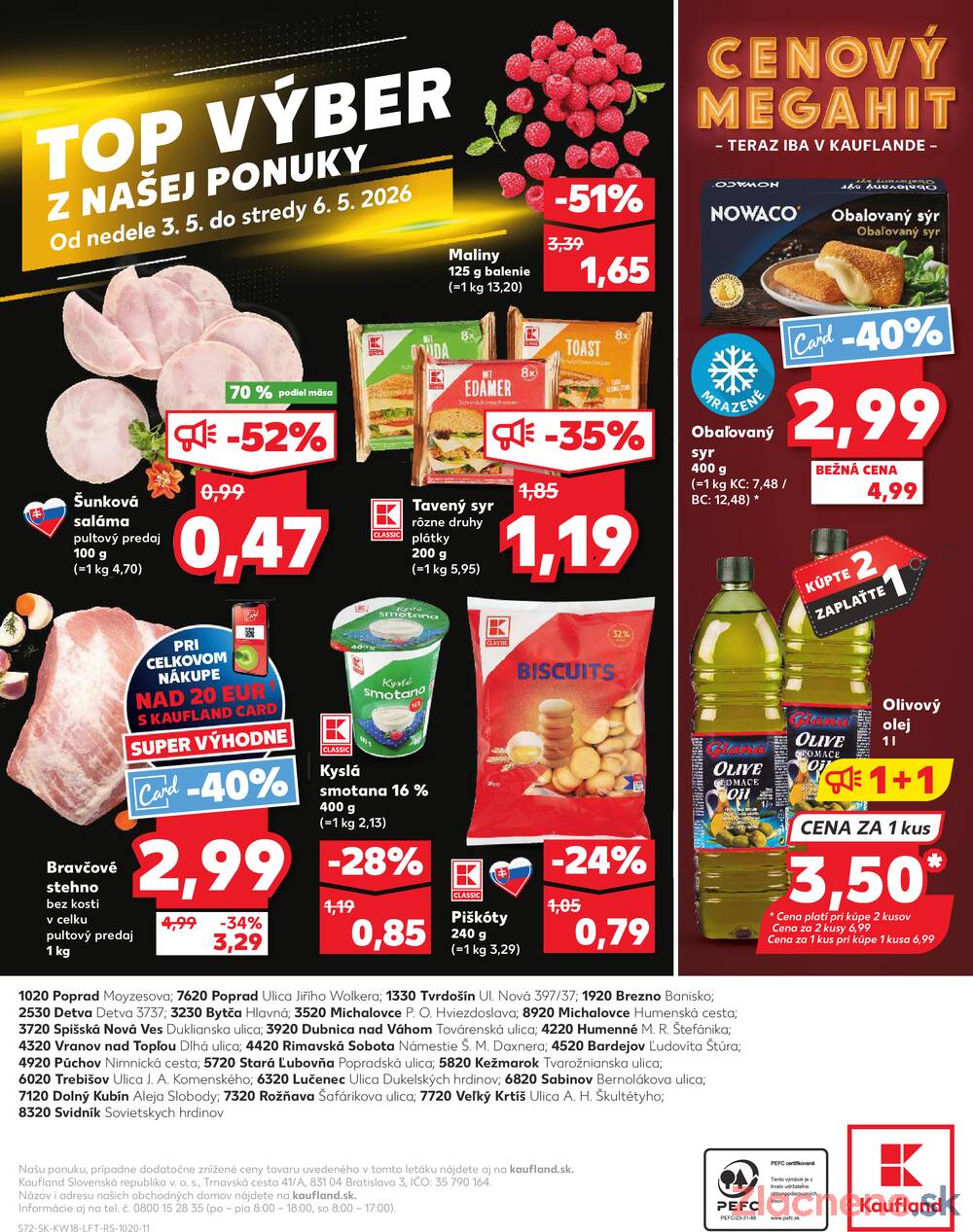 Kaufland 30.4. - 6.5. - Kaufland Trebišov