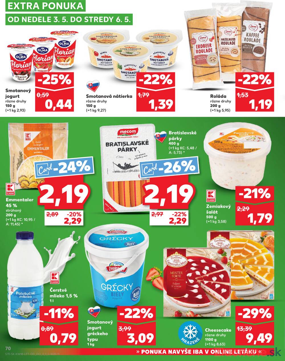 Kaufland 30.4. - 6.5. - Kaufland Poprad - Jiřího Wolkera