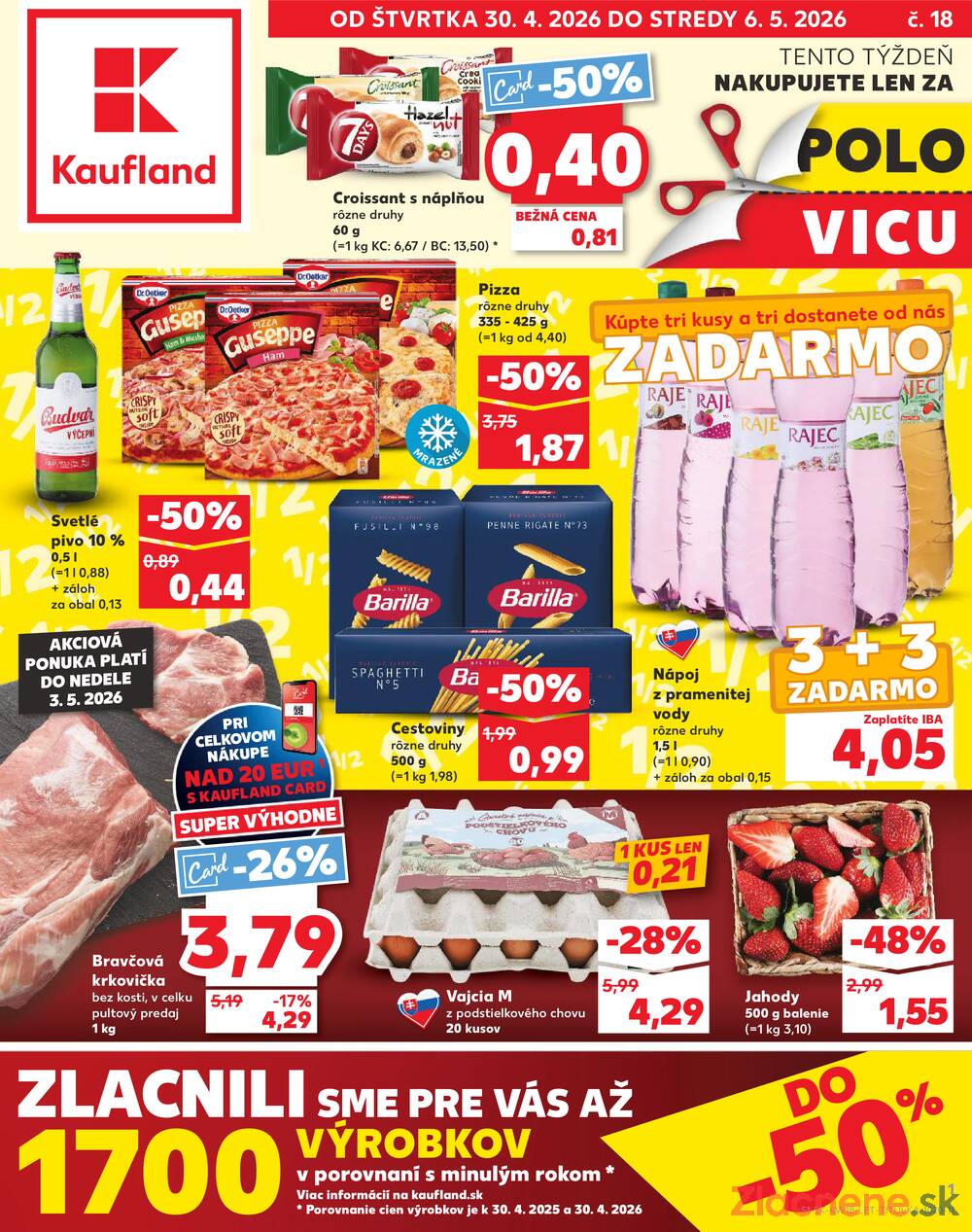 Leták Kaufland - Kaufland 30.4. - 6.5. - Kaufland Trenčín - strana 1