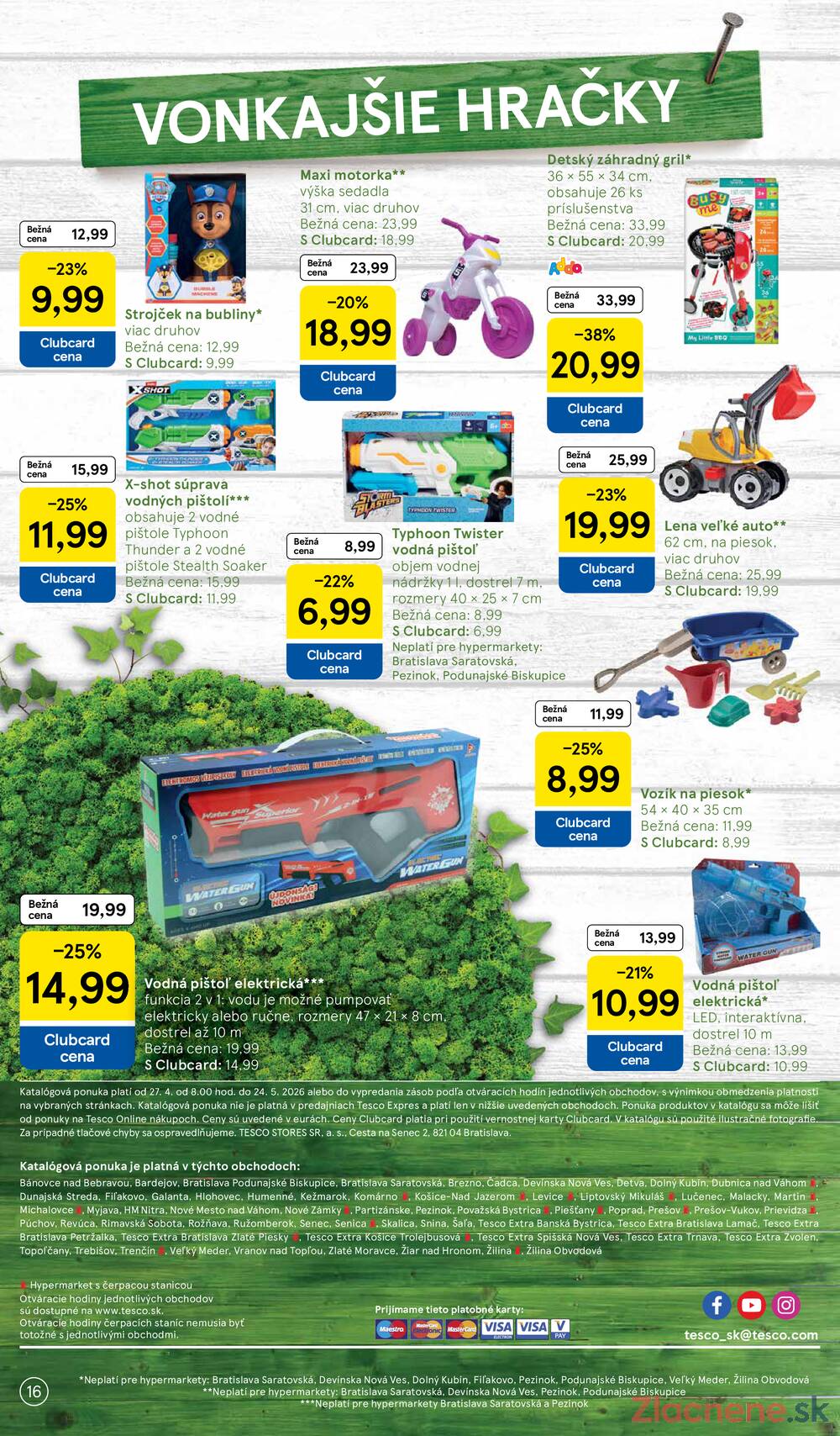 Tesco SPECIÁL velké hypermarkety 27.4. - 24.5.