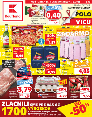 Leták Kaufland 30.4. - 6.5. - Kaufland Košice-Pri hati