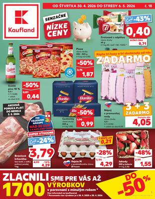 Leták Kaufland 30.4. - 6.5. - Kaufland Považská Bystrica - Centrum