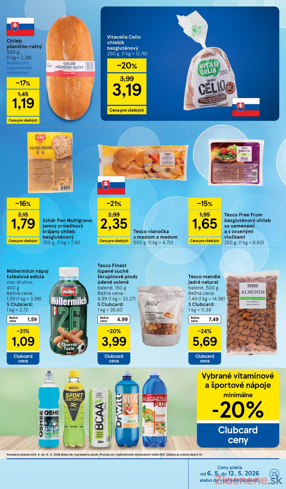 Tesco supermarkety od 6.5. do 12.5.2026