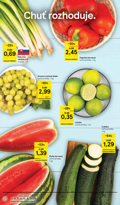Tesco supermarkety od 6.5. do 12.5.2026