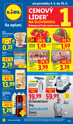 Leták Lidl do 10.5.