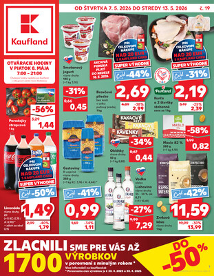 Leták Kaufland 7.5. - 13.5. - Kaufland Piešťany