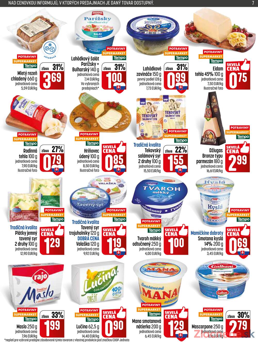 Leták COOP Jednota Slovensko - COOP do 13.5. - strana 7