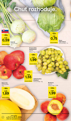 Tesco supermarkety od 13.5. do 19.5.2026