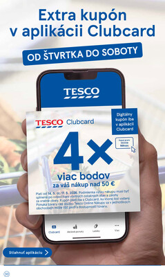 Tesco supermarkety od 13.5. do 19.5.2026