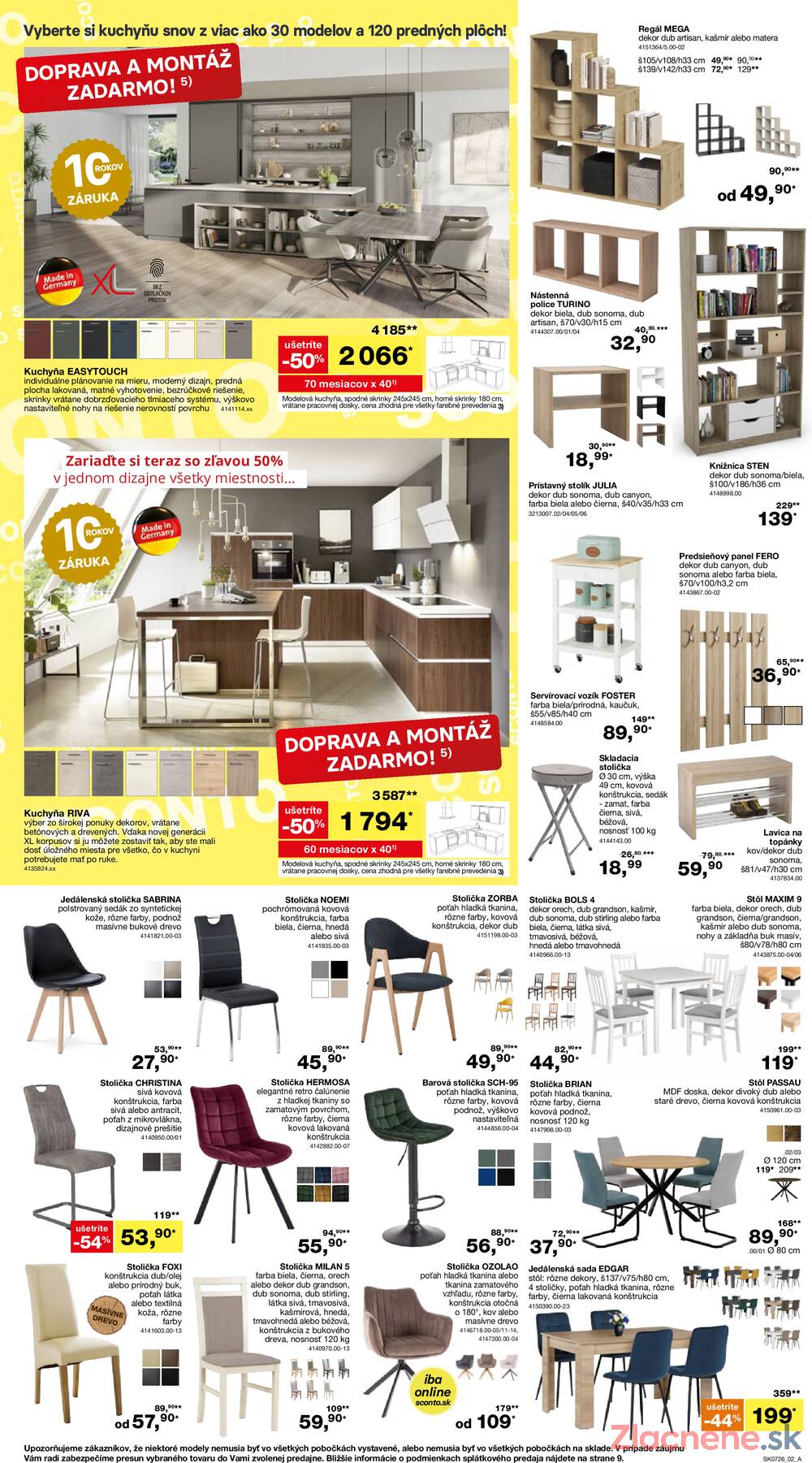 Leták SCONTO nábytok - Sconto nábytok od 20.5. do 16.6.2026 - strana 2 Leták SCONTO nábytok - Sconto nábytok od 20.5. do 16.6.2026 - strana 2