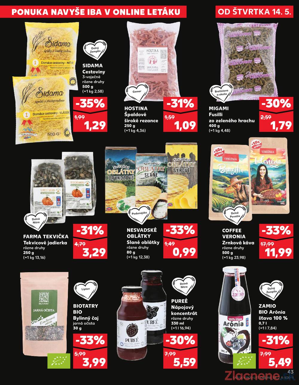 Leták Kaufland - Kaufland 14.5. - 20.5. - Kaufland Spišská Nová Ves - strana 43 Leták Kaufland - Kaufland 14.5. - 20.5. - Kaufland Spišská Nová Ves - strana 43