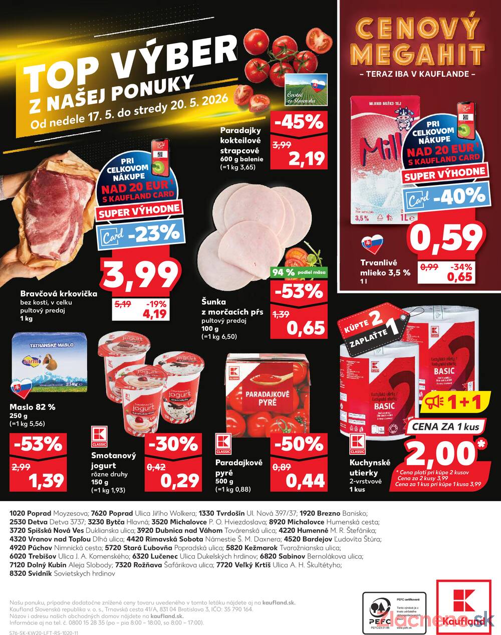 Leták Kaufland - Kaufland 14.5. - 20.5. - Kaufland Spišská Nová Ves - strana 76 Leták Kaufland - Kaufland 14.5. - 20.5. - Kaufland Spišská Nová Ves - strana 76