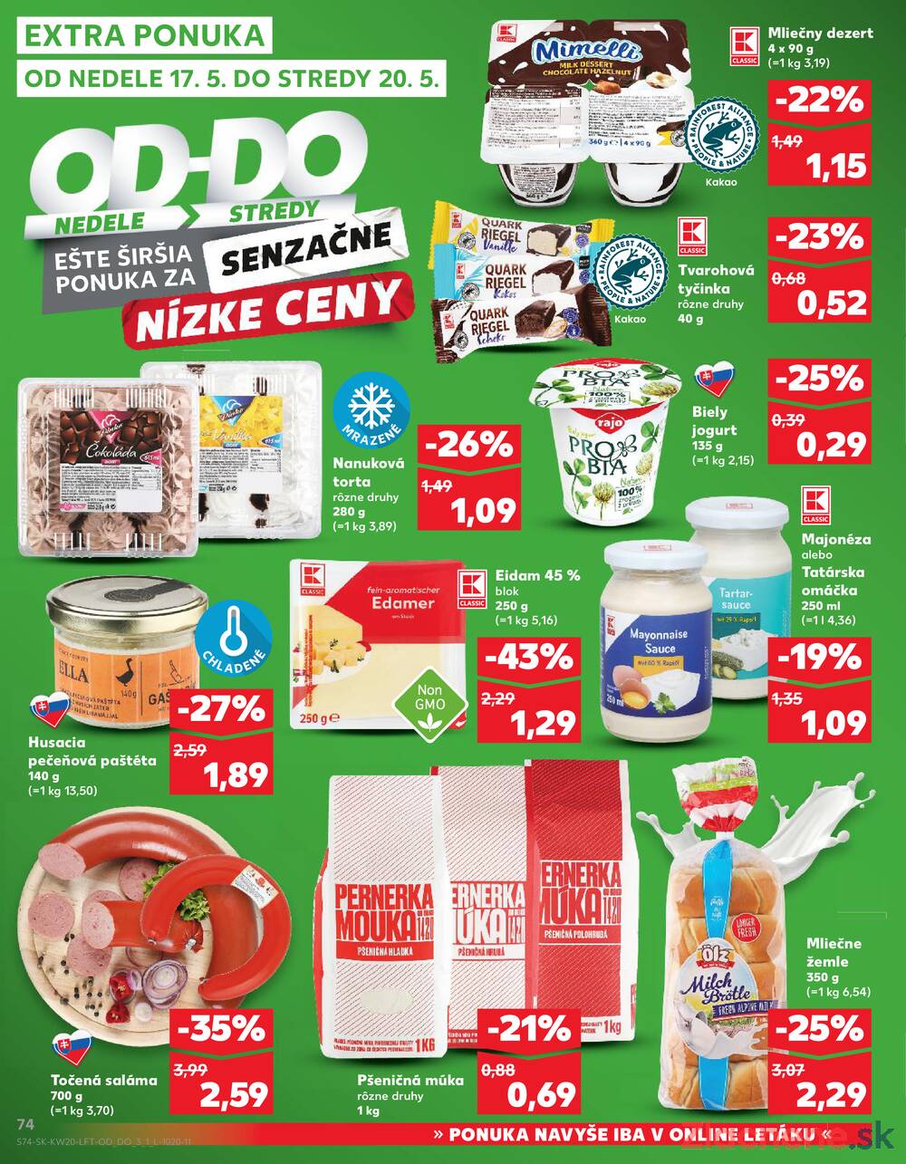Leták Kaufland - Kaufland 14.5. - 20.5. - Kaufland Púchov - strana 74 Leták Kaufland - Kaufland 14.5. - 20.5. - Kaufland Púchov - strana 74