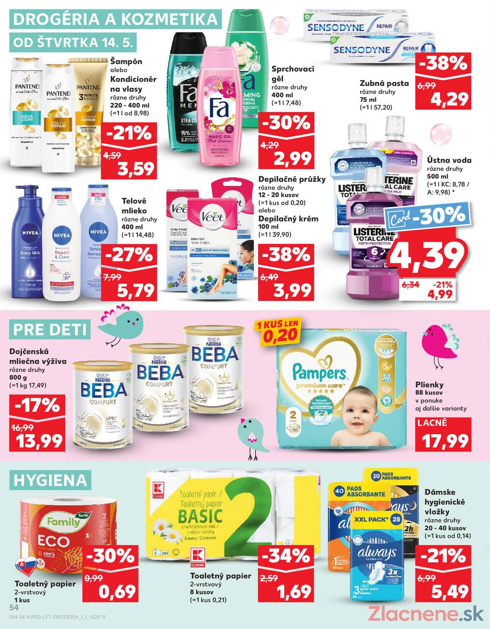 Leták Kaufland - Kaufland 14.5. - 20.5. - Kaufland Trebišov - strana 54