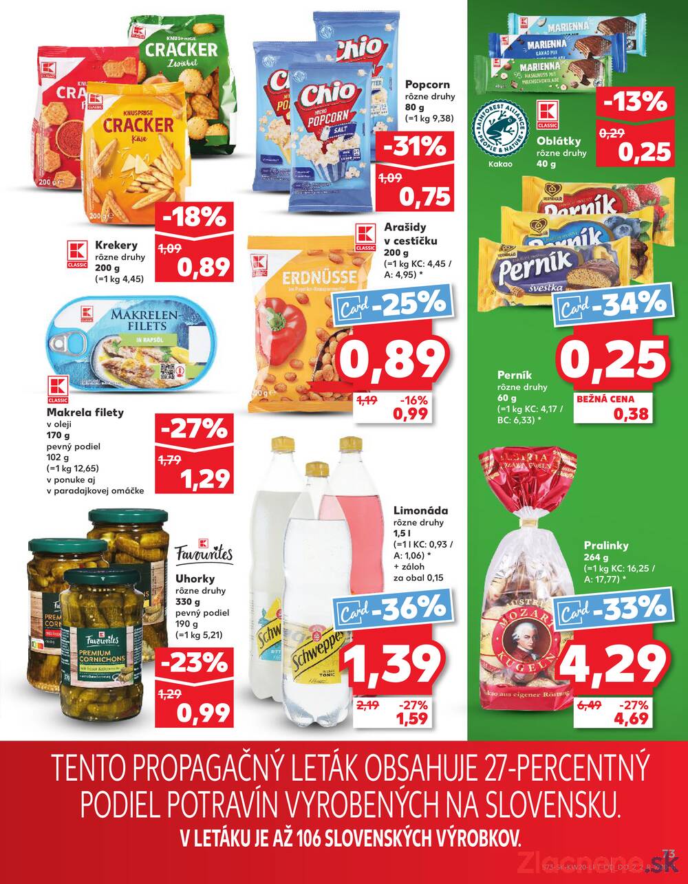 Leták Kaufland - Kaufland 14.5. - 20.5. - Kaufland Trebišov - strana 73 Leták Kaufland - Kaufland 14.5. - 20.5. - Kaufland Trebišov - strana 73