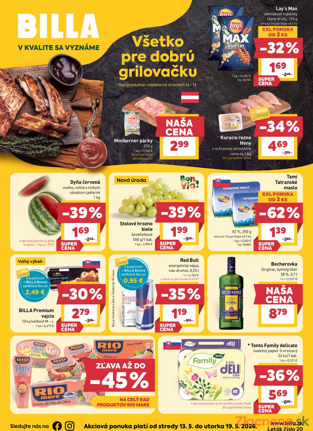 Leták BILLA - BILLA od 13.5. do 19.5.2026 - strana 1