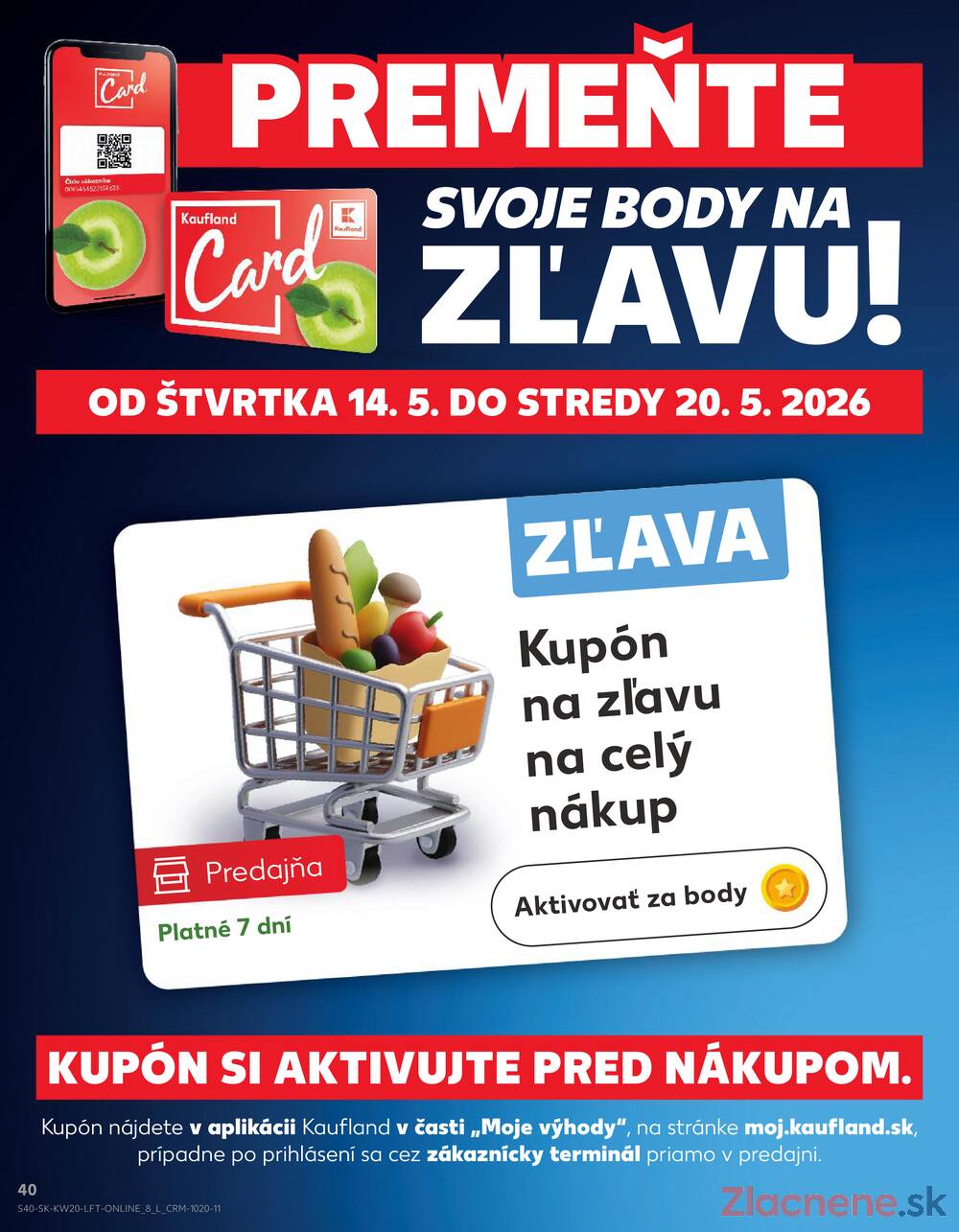 Leták Kaufland - Kaufland 14.5. - 20.5. - Kaufland Svidník - strana 40