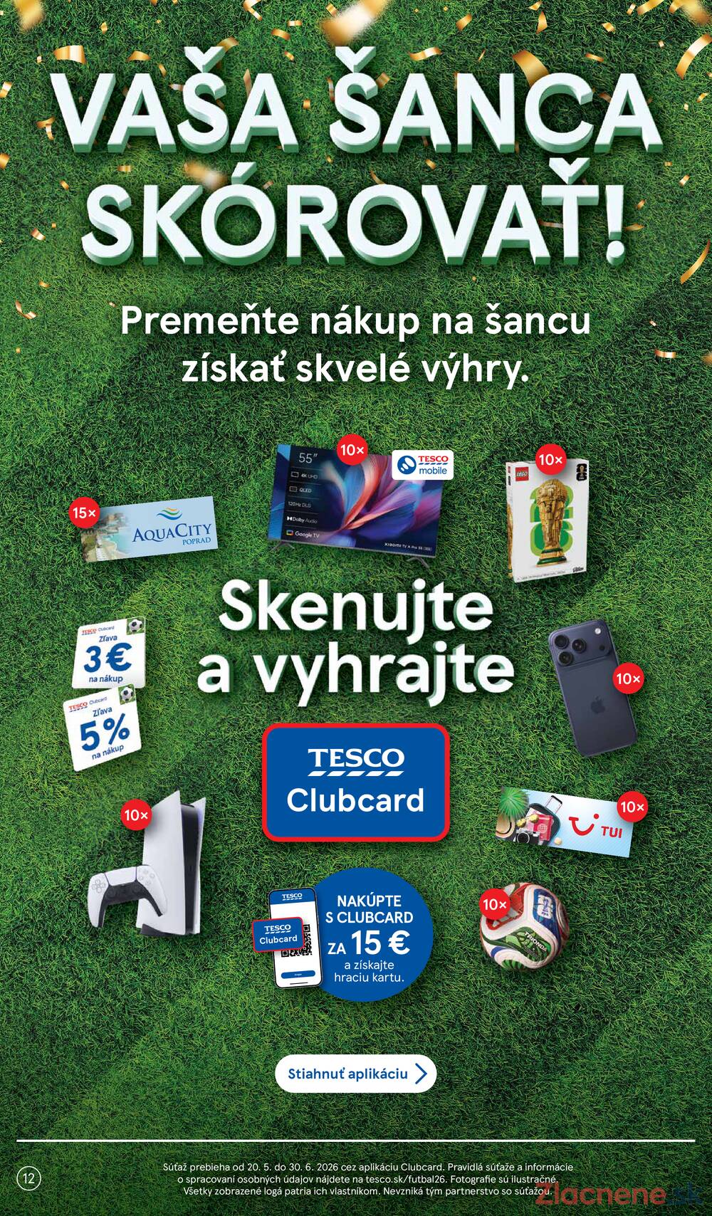 Tesco supermarkety od 20.5. do 26.5.2026