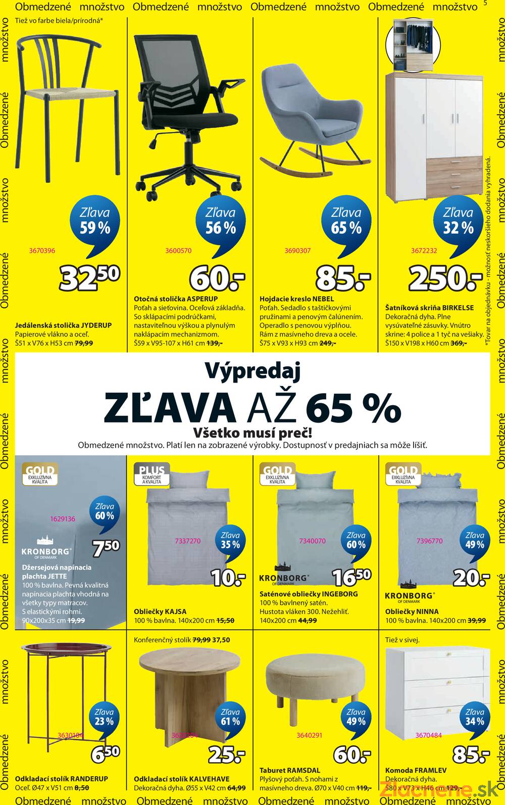 Leták Jysk - Jysk od 27.5. do 30.6.2026 - strana 5 Leták Jysk - Jysk od 27.5. do 30.6.2026 - strana 5