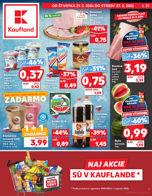 Leták Kaufland 21.5. - 27.5. - Kaufland Rožňava