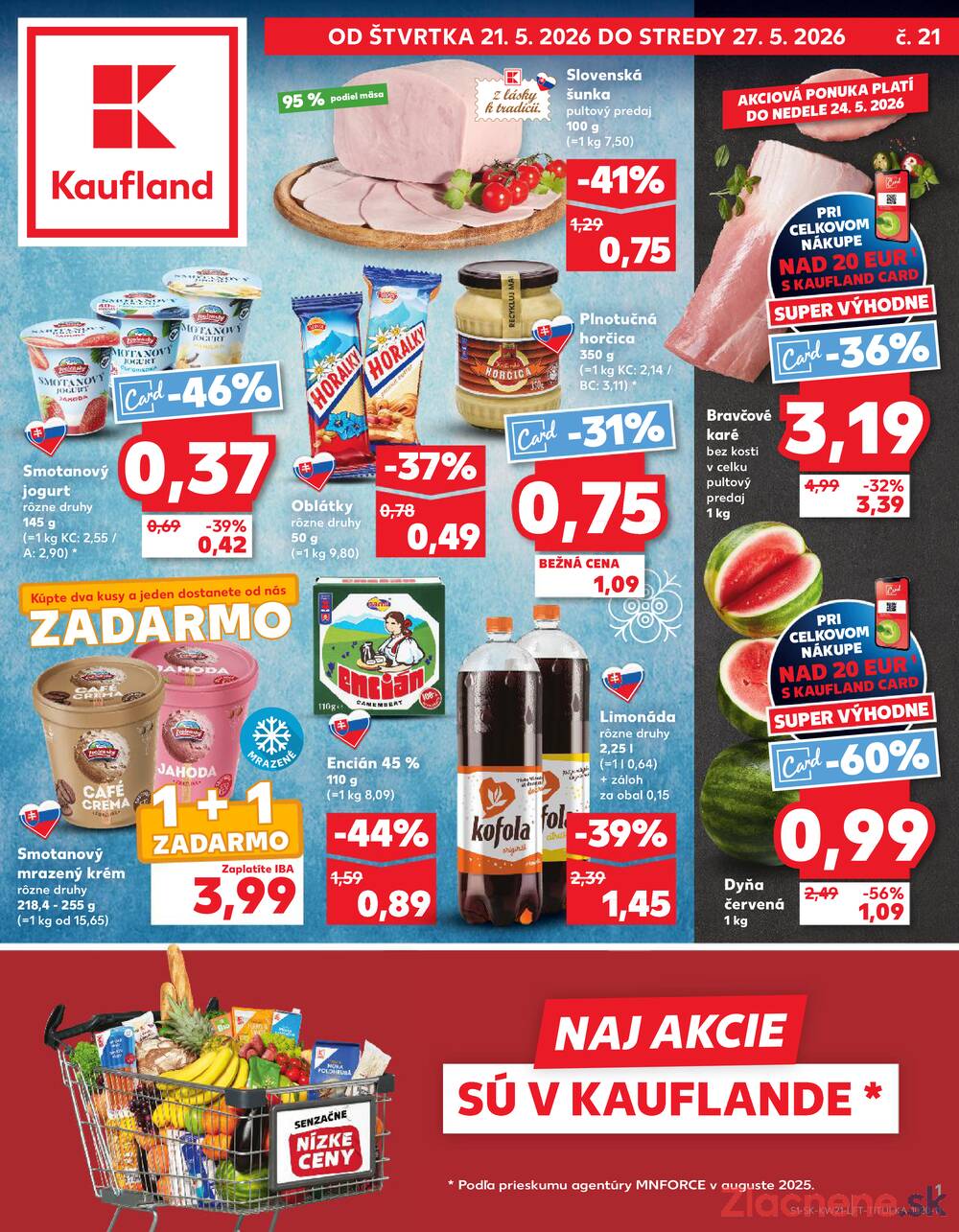 Leták Kaufland - Kaufland 21.5. - 27.5. - Kaufland Dunajská Streda - strana 1