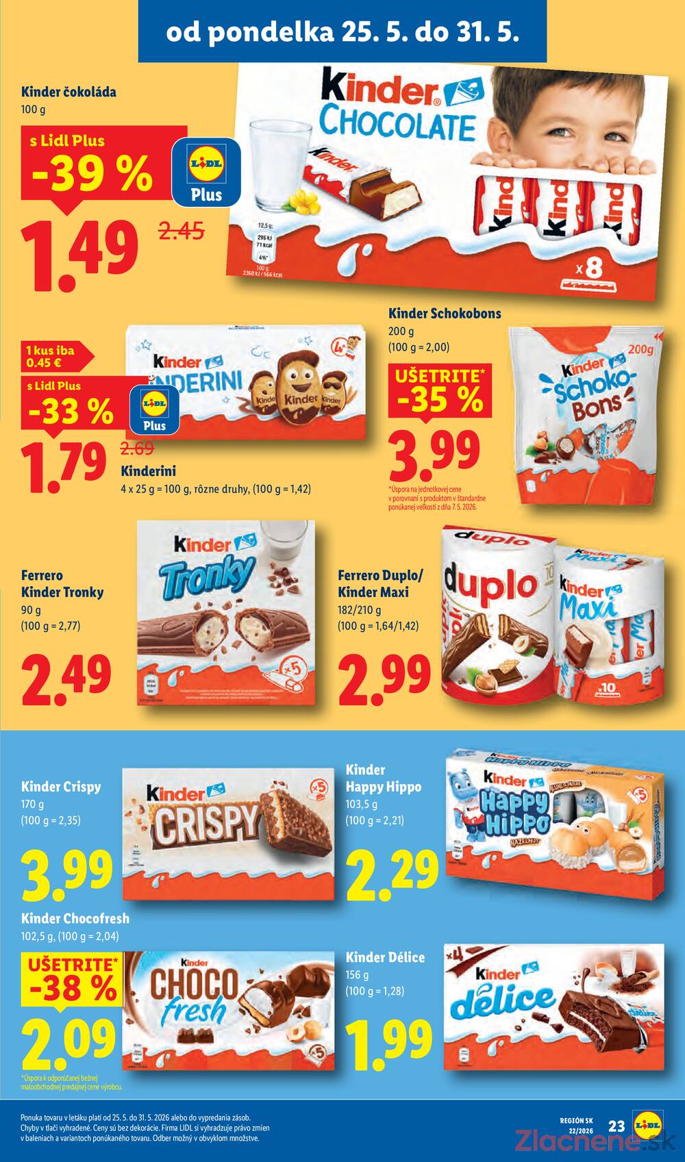 Lidl do 31.5.