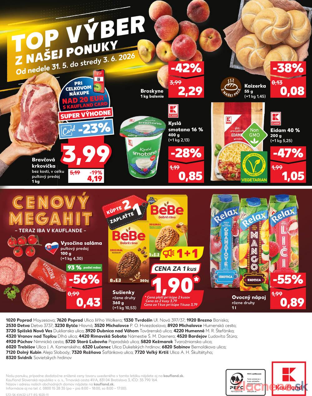 Leták Kaufland - Kaufland 28.5. - 3.6. - Kaufland Dolný Kubín - strana 72