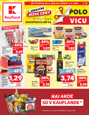 Leták Kaufland 28.5. - 3.6. - Kaufland Trnava - Nová ul.
