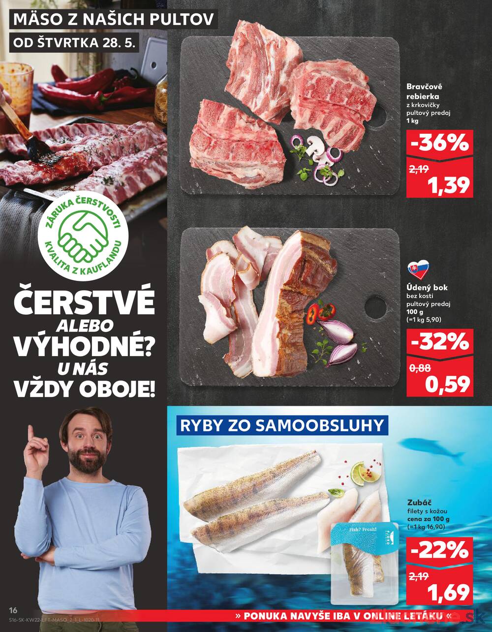 Leták Kaufland - Kaufland 28.5. - 3.6. - Kaufland Považská Bystrica - Lánska - strana 16