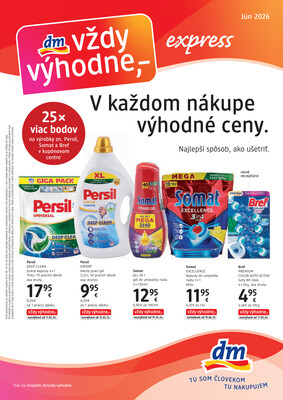 Leták DM drogerie  od 1.6. do 30.6.2026