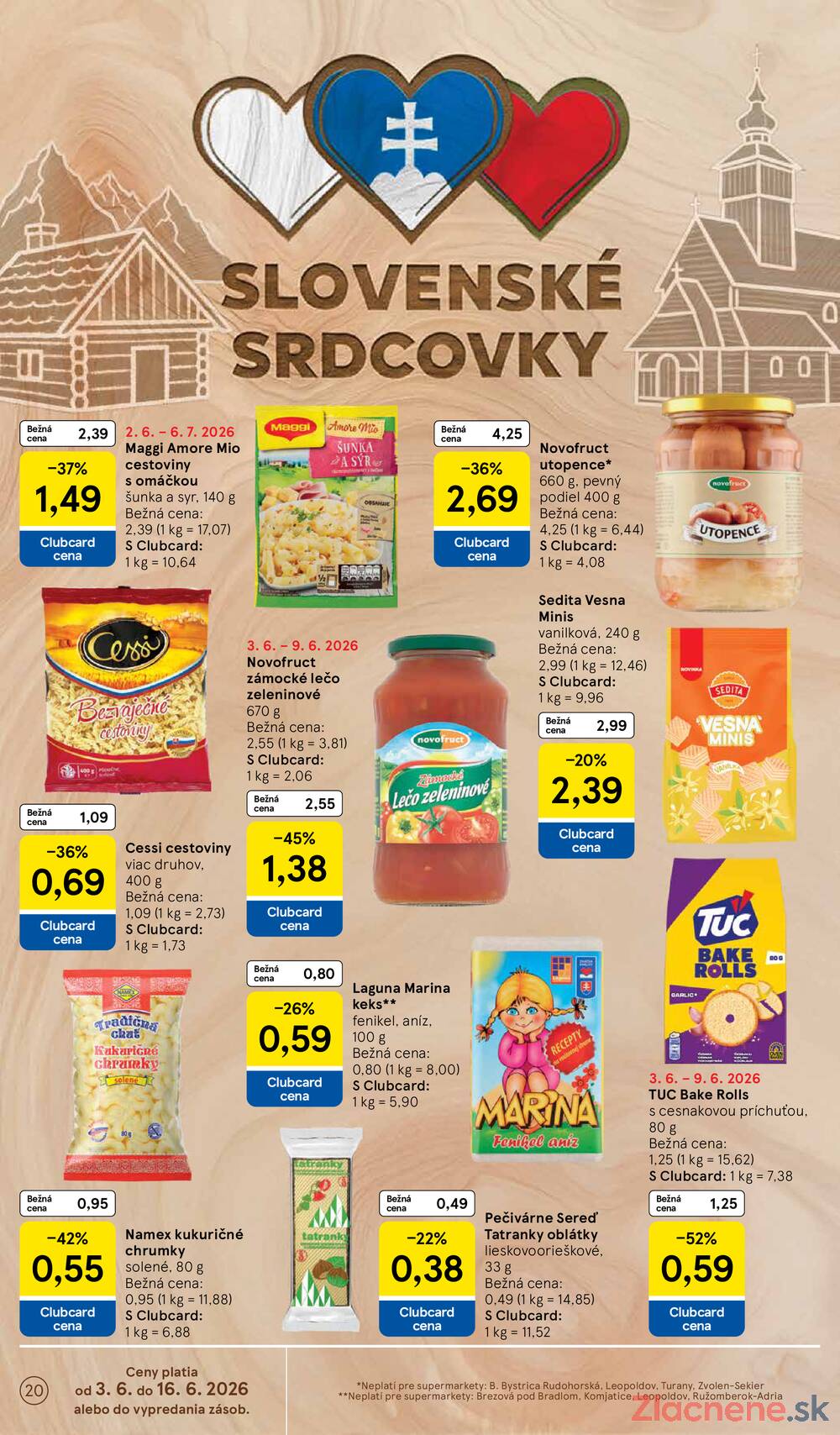 Tesco supermarkety od 3.6. do 9.6.2026