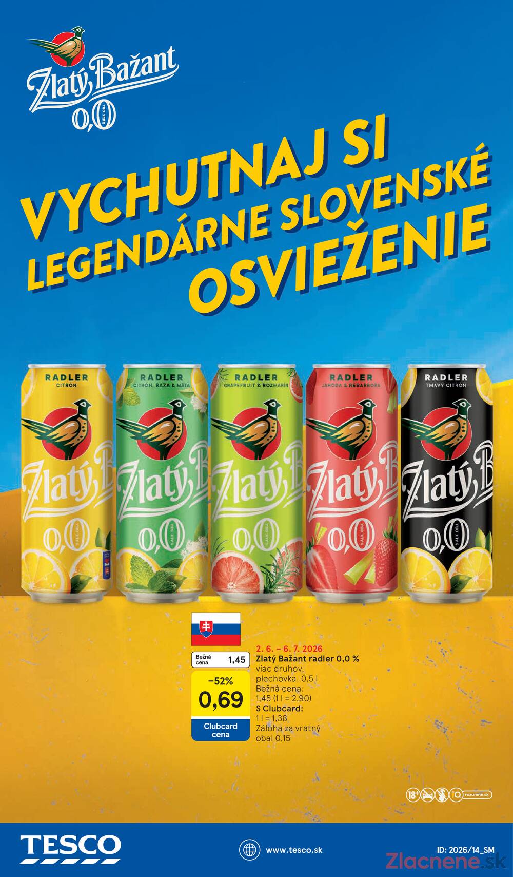 Tesco supermarkety od 3.6. do 9.6.2026