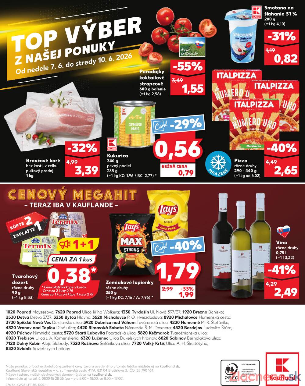 Kaufland 4.6. - 10.6. - Kaufland Bytča