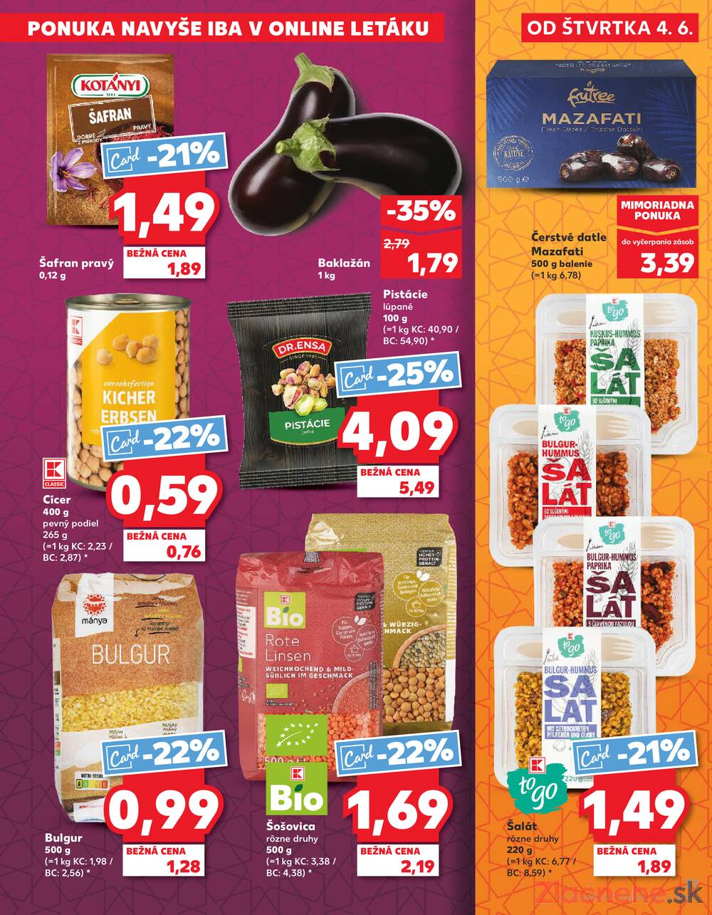 Kaufland 4.6. - 10.6. - Kaufland Piešťany