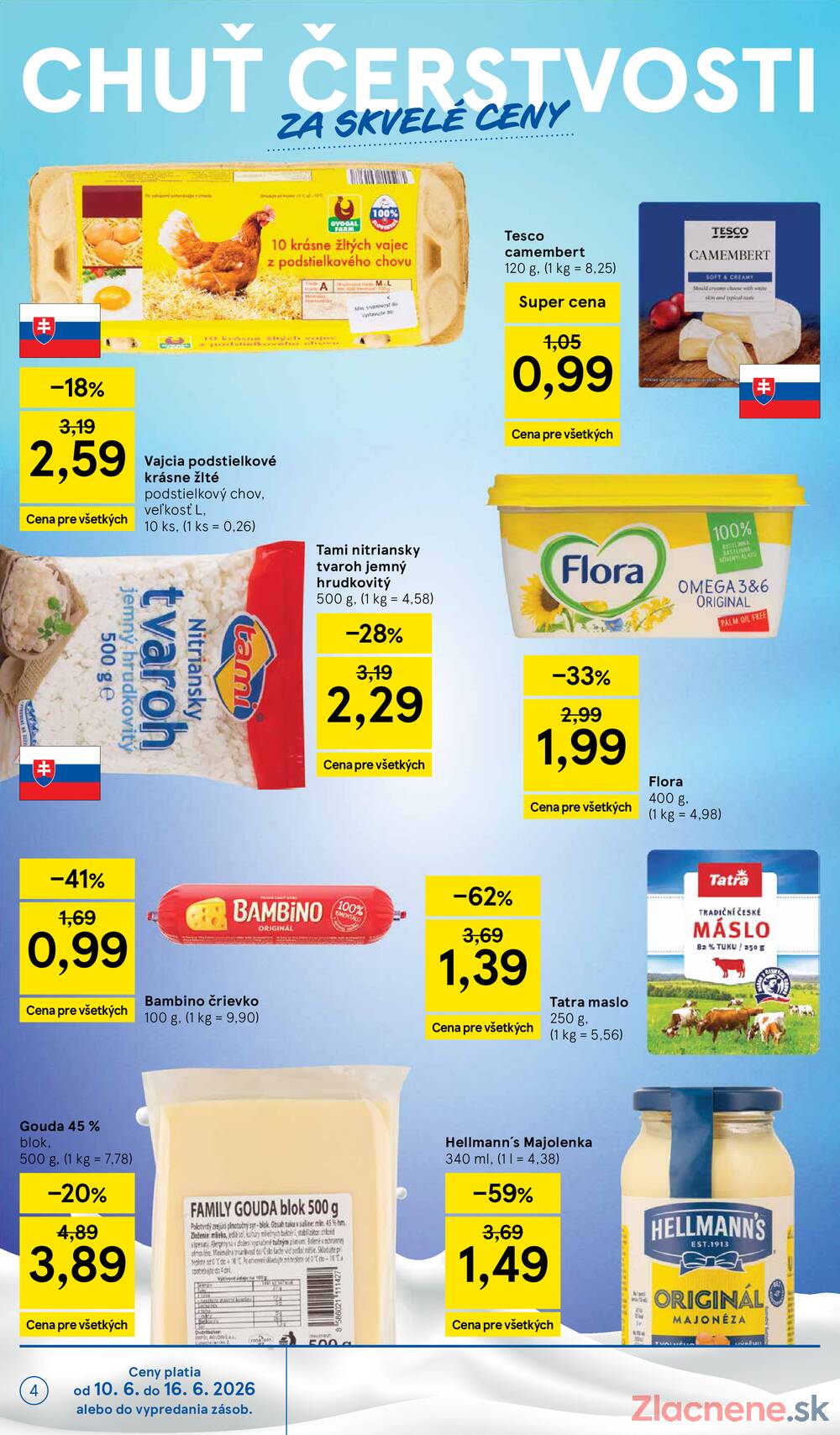 Tesco supermarkety od 10.6. do 16.6.2026