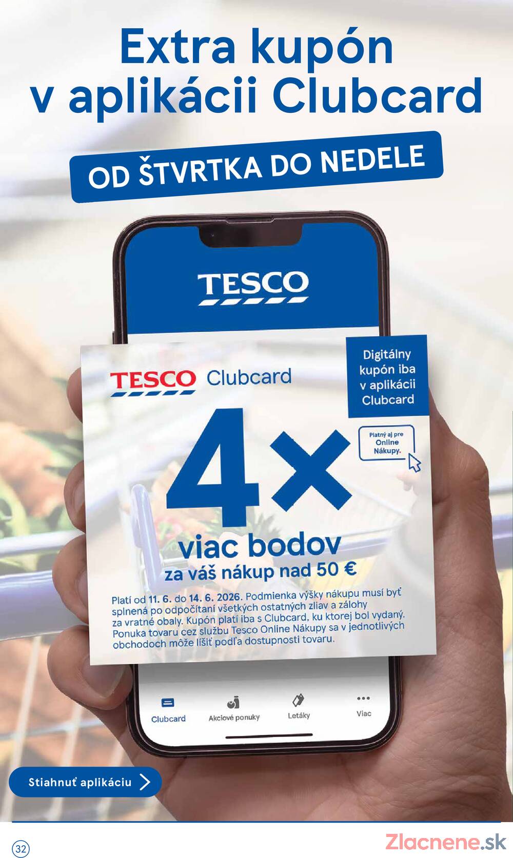 Tesco supermarkety od 10.6. do 16.6.2026