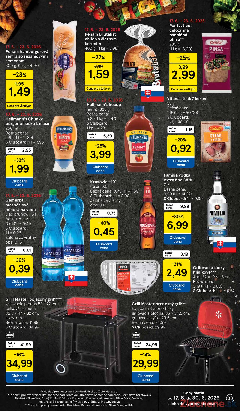 Tesco malé hypermarkety 17.6. - 23.6.