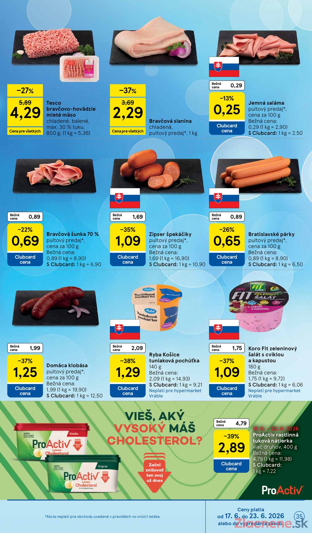 Tesco malé hypermarkety 17.6. - 23.6.