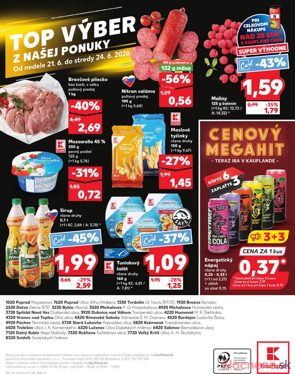 Kaufland 18.6. - 24.6. - Kaufland Bytča